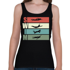 PRINTFASHION Swim - colorful - Női atléta - Fekete