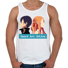 PRINTFASHION Sword Art Online - Férfi atléta - Fehér atléta, trikó