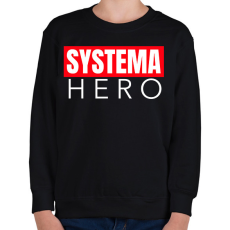 PRINTFASHION SYSTEMA HERO - Gyerek pulóver - Fekete