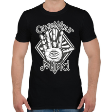 PRINTFASHION Szabaditsd fel az elméd - fekete - Férfi póló - Fekete