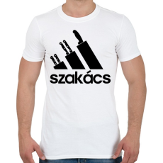 PRINTFASHION Szakács - Férfi póló - Fehér