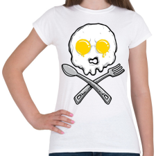 PRINTFASHION Szakács koponya - Női póló - Fehér női póló