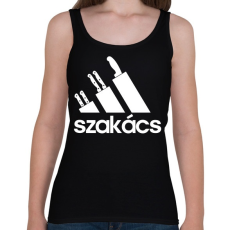 PRINTFASHION Szakács - Női atléta - Fekete