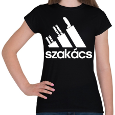 PRINTFASHION Szakács - Női póló - Fekete női póló