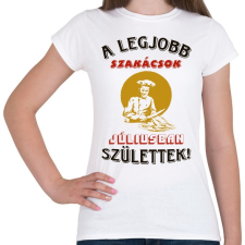 PRINTFASHION Szakács szülinapja július - Női póló - Fehér női póló
