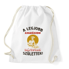 PRINTFASHION Szakács szülinapja május - Sportzsák, Tornazsák - Fehér tornazsák