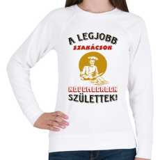 PRINTFASHION Szakács szülinapja november - Női pulóver - Fehér