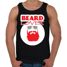 PRINTFASHION szakáll-beard lover - Férfi atléta - Fekete atléta, trikó