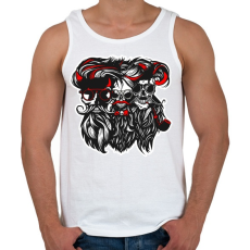 PRINTFASHION szakáll-kalóz szakáll - Férfi atléta - Fehér