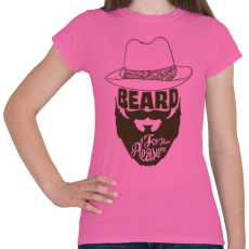 PRINTFASHION Szakáll - Női póló - Rózsaszín