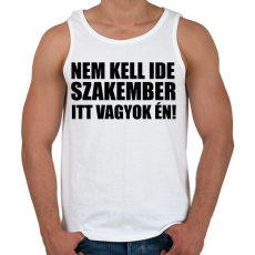 PRINTFASHION Szakember (1) - Férfi atléta - Fehér