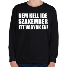 PRINTFASHION Szakember (2) - Gyerek pulóver - Fekete gyerek pulóver, kardigán