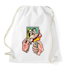 PRINTFASHION Szakítás - Sportzsák, Tornazsák - Fehér tornazsák