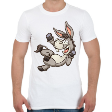 PRINTFASHION szamár - Férfi póló - Fehér férfi póló