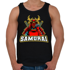 PRINTFASHION Szamuráj  - Férfi atléta - Fekete