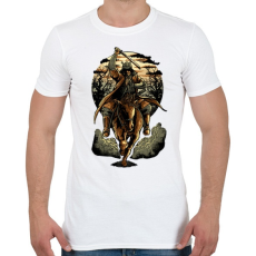 PRINTFASHION Szamuráj - Férfi póló - Fehér