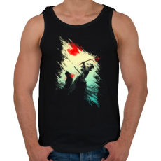 PRINTFASHION Szamuráj Finálé - Férfi atléta - Fekete