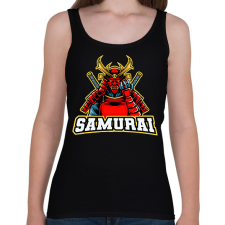 PRINTFASHION Szamuráj  - Női atléta - Fekete női trikó