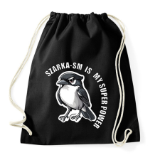 PRINTFASHION Szarkasztikus Szarka - Sportzsák, Tornazsák - Fekete tornazsák