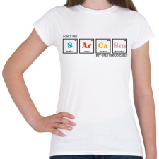 PRINTFASHION Szarkazmus kedvelő - Női póló - Fehér női póló