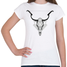 PRINTFASHION Szarvas - Női póló - Fehér női póló