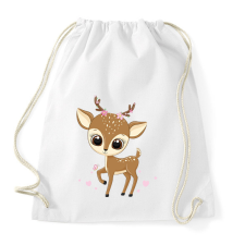 PRINTFASHION Szarvas  - Sportzsák, Tornazsák - Fehér tornazsák