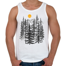 PRINTFASHION Szarvasok - Férfi atléta - Fehér atléta, trikó