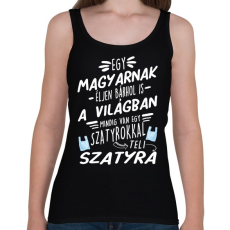PRINTFASHION Szatyor a szatyorban - Női atléta - Fekete