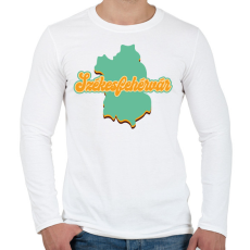 PRINTFASHION Székesfehérvár - Férfi hosszú ujjú póló - Fehér