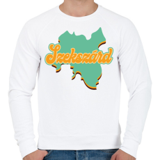 PRINTFASHION Szekszárd - Férfi pulóver - Fehér