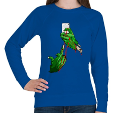PRINTFASHION Szelfi - Női pulóver - Királykék női pulóver, kardigán