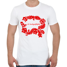 PRINTFASHION Szelíd szitkok - a kutyafáját - Férfi póló - Fehér férfi póló