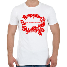 PRINTFASHION Szelíd szitkok - szerencsementes - Férfi póló - Fehér