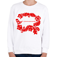 PRINTFASHION Szelíd szitkok - szerencsementes - Gyerek pulóver - Fehér gyerek pulóver, kardigán