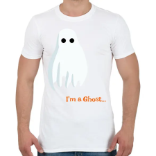 PRINTFASHION Szellem... - Férfi póló - Fehér férfi póló