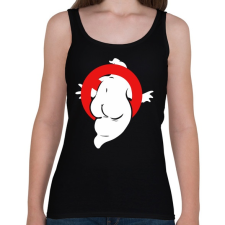 PRINTFASHION Szellemirtók hátsó - Női atléta - Fekete női trikó