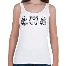 PRINTFASHION Szellemkék - Női atléta - Fehér