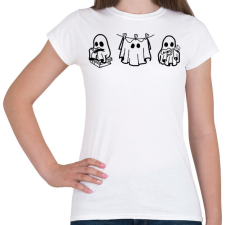 PRINTFASHION Szellemkék - Női póló - Fehér női póló