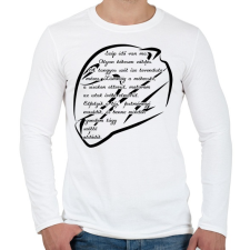PRINTFASHION Szép idő van - Férfi hosszú ujjú póló - Fehér férfi póló
