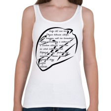 PRINTFASHION Szép idő van - Női atléta - Fehér női trikó