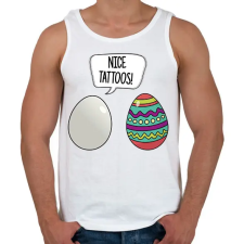 PRINTFASHION Szép tetkók - Férfi atléta - Fehér atléta, trikó