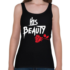 PRINTFASHION Szépség és a szörnyeteg - páros női - Női atléta - Fekete