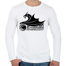 PRINTFASHION Szeptember - Férfi hosszú ujjú póló - Fehér