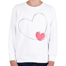 PRINTFASHION szerelem4 - Gyerek pulóver - Fehér gyerek pulóver, kardigán