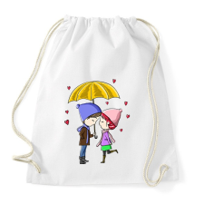 PRINTFASHION szerelem, esernyő - Sportzsák, Tornazsák - Fehér tornazsák