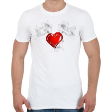 PRINTFASHION Szerelem - Férfi póló - Fehér férfi póló