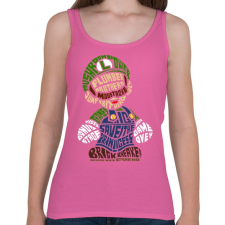 PRINTFASHION Szerelő - Női atléta - Rózsaszín női trikó