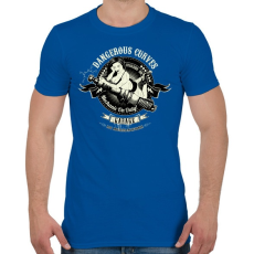 PRINTFASHION Szerelő szolgálatban - Férfi póló - Királykék