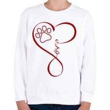 PRINTFASHION Szeresd az állatokat - Gyerek pulóver - Fehér gyerek pulóver, kardigán