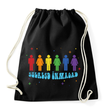 PRINTFASHION Szeresd önmagad - Sportzsák, Tornazsák - Fekete tornazsák